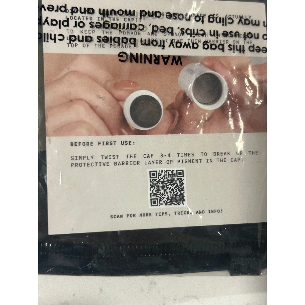 MADLUVV Eyebrow Stamp Travel Bag Taupe‎ B0C4W35MSK Nee